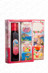 Набор "Крымский бальзам Чайная роза + Чай со сладостями" 1/20
