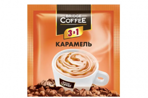 Напиток кофейный  3в1 Bridge с карамелью 20г*128 7В3-РКН016-РКН032
