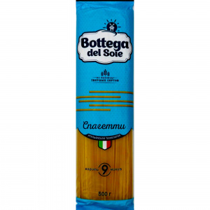 Bottega del Sole макарон. гр.B Спагетти 500г/25