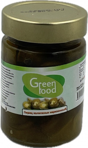 Перец Халапеньо "Green Food" дольки в рассоле 325 гр *12 (стекло)