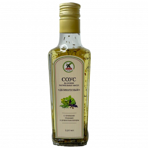 Соус "Деликатесный" на основе растительного масла с пряными травами и душистым перцем 250мл/12