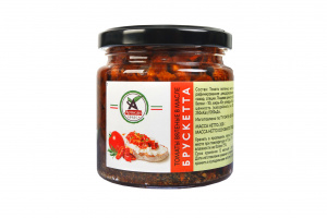 Брускетта из вяленых томатов с добавлением масла и специй 200мл/12