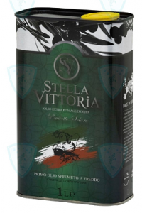 Масло олив. СТЕЛЛА ВИТТОРИА квадр/кругл.ЗЕЛЕНАЯ 1л