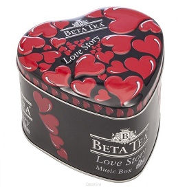 Бета Чай "История Любви"/Beta Tea Music Box “Love Story”/ж/б/50гр /12пач/