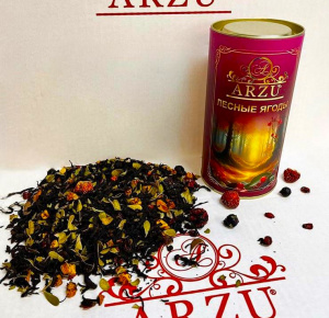 Чай в тубе Лесные ягоды 75гр*12 Арзу