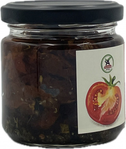 Томаты вяленые в растительном масле с травами и чесноком  200мл/12