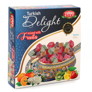PAKET LOKUM - 550 GR LÜX KARE MEYVELİ HC L119