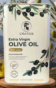 Масло олив. ГРАТОС EXTRA VIRGIN белое 5л