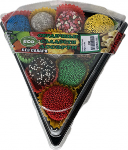 Ассорти СЕРДЕЧНЫЕ СЛАДОСТИ 220г ТРЕУГОЛЬНИК