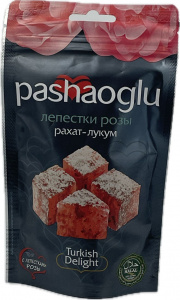Рахат-Лукум "Pashaoglu" 150 гр лепестки розы кор*15шт