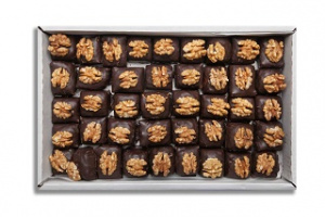 Халва арахисовая в шоколадной глазури с грецким орехом ВБ 2 кг 1/8