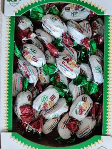 Конфеты ВИШНЯ с грецк. орех. глазированные по 1кг