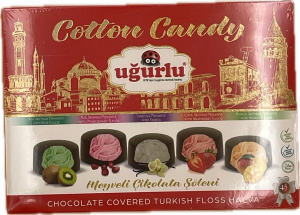 Пишмание "Ugurlu" 240 гр Фруктовое микс в шоколаде (коробка) 1/24