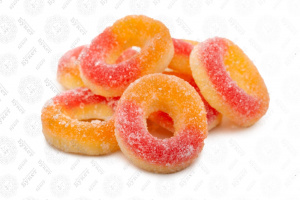 Жев.мармелад Ulker "Yupo" 1 кг Кольцо персиковое