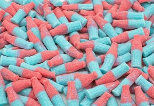 Мармелад жев. Бутылочка розово-голубая кислая Damel 1000г