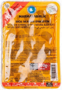 Маслины "Marmarabirlik" 0,2 кг 3XS-381-410 п/э 1/24 оранж.уп                                        