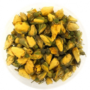 Бутоны роз (желт) 90гр ДЖАНФУД (12 шт./кор)