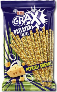 ЕТИ Палочки сырные с луком CRAX ACILI 50GR*20