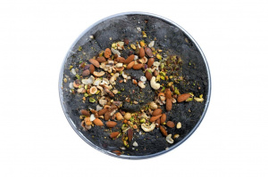 Халва черный кунжут 3 кг ореховое ассорти (метал.поднос) ВБ