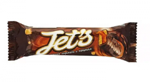 Батончик JET S с печеньем и мягкой карамелью 42г*18*144