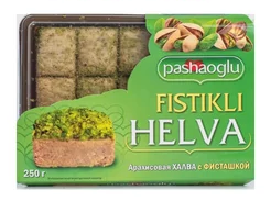 Халва арахисовая с фисташкой Pashaoglu 250гр /12