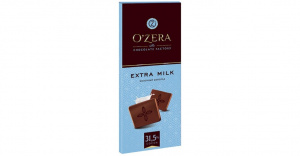 Шоколад O"Zera Extra milk 90г молочный