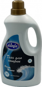 Дамла Гель для стирки Океан Брииз для белого белья 3 л
