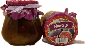 Варенье ЭКО Крым  Инжир 330гр упак*24шт 