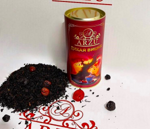 Чай в тубе Дикая Вишня  75гр*12 Арзу