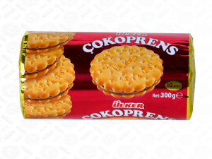 Печенье Ulker "Cokoprens" с шоколадной прослойкой 300 гр (10 шт) 1/12