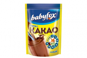 Напиток с какао-порошком  быстрораст. Babyfox 135г*20