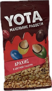 Арахис в мол.шок.глазури и сах.оболочке 40г Yota