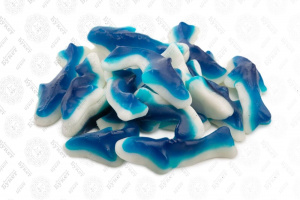 Жев.мармелад Ulker "Yupo" 1 кг Акулы синие 