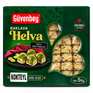 Тахинная халва кубики с Коктейль  Гувенбей 5кг