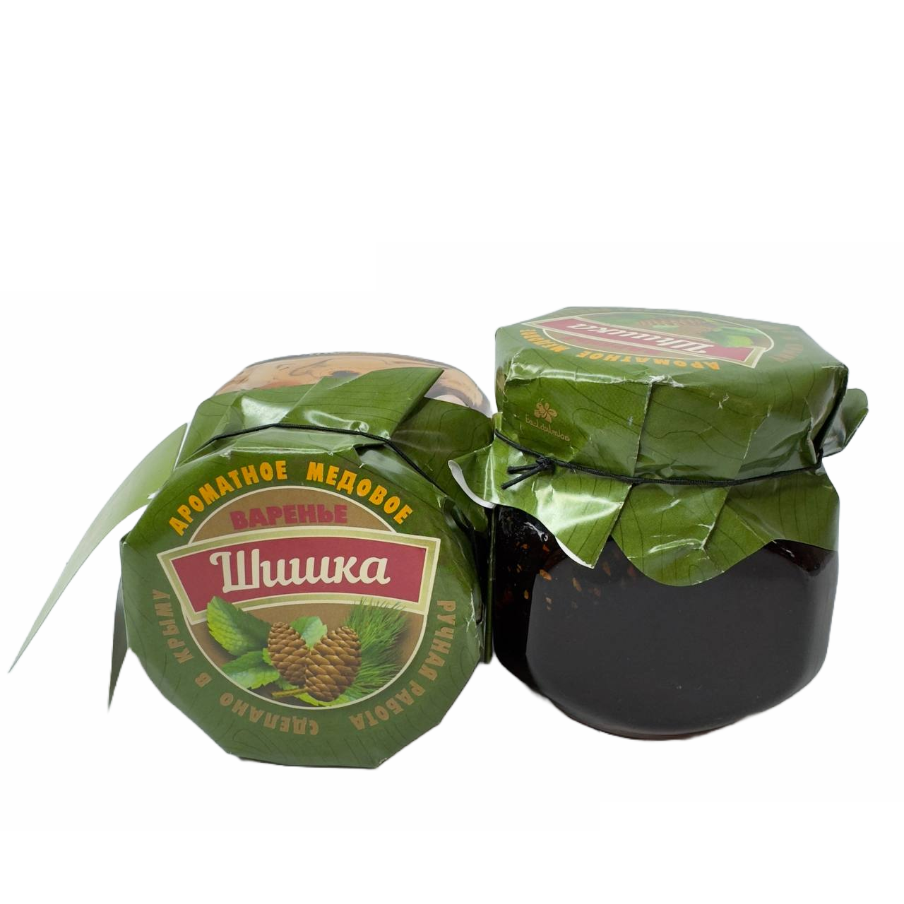 Варенье ЭКО Крым сосновая шишка с мятой 330гр (банка глория)