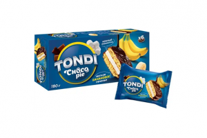 Муч.конд.изд.глазир. Tondi Choco Pie банан 180г