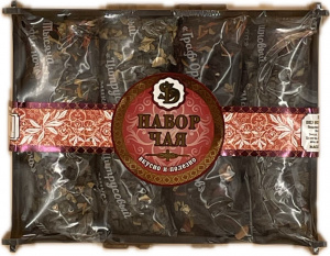 Подарочный чайный набор 4в1 КОРАЛЛОВЫЙ 80гр*30шт (арт.339)