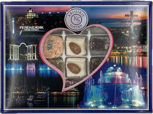 Лукум" Город курорт - вечерний Геленджик " 0,35 кг,10шт/уп