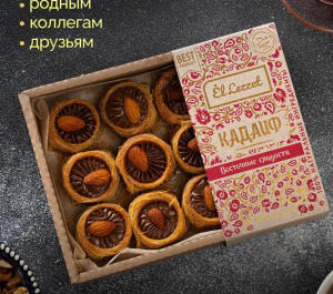 Кадаиф Бадем-шок 450г*24