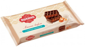 Мягкие вафли с соленой карамелью 120г/34