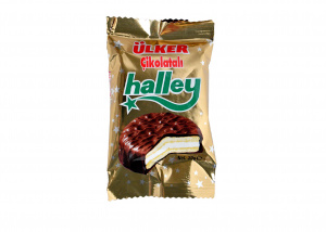 Шоколадное печенье Ulker "Halley" 30 гр 1/24