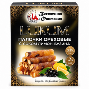 Лукум Палочки с соком лимон-бузина 250гр упак*8шт