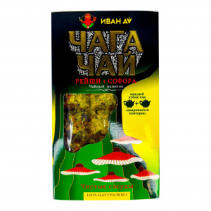 Плиточный чай Чага чай с гриб рейша 96 гр