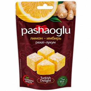 Рахат-Лукум "Pashaoglu" лимон-имбирь 150 гр упак*15шт