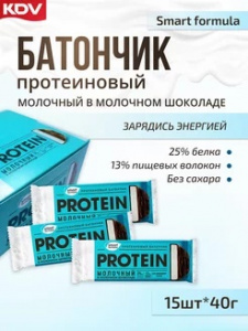 Бат.прот.Sm.For. Молочный в мол. Шок. 40г