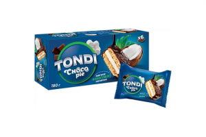 Муч.конд.изд.глазир. Tondi Choco Pie Кокос 180г