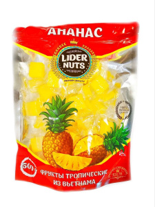 Ананас Кубики ЛИДЕР натс. 0,5кг