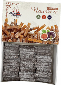 Лукум пальчики ВФ с инжиром 1кг кор*10шт