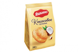 Печенье сдобное Кокосовое Яшкино 200г