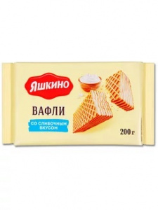 Ваф.Яшкино 200г*24 Сливочные